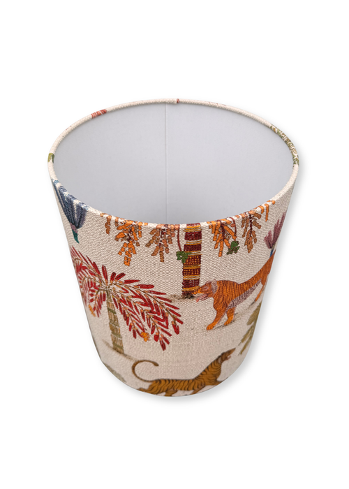 Toplicht lampenkap tiger jungle – beige & oranje